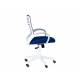 Кресло Ирис white стандарт черный/синий