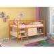 Кровать-чердак Севилья Мини Я оранж/слоновая кость