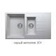 Кухонная мойка Tolero R-118 Серый металлик 101