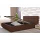 Кровать с ПМ 1400 мм Оскар 73/1 Коричневая