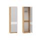 Шкаф для одежды Нортон НМ 013.12 Серый Камень, Дуб Крафт Золотойv