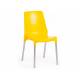 Стул Genius mod 75 желтый/ножки хром