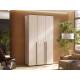 Шкаф трехстворчатый Норд 1200 дуб крафт белый МГ