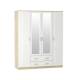 Шкаф 4-х створчатый Оливия с зеркалом