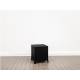 Тумба подкатная закрытая (М-17) Лофт Черный