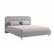 Кровать 1600 Лео велюр галька