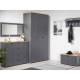 Шкаф 13.224 Остин Серый Графит