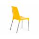 Стул Genius mod 75 желтый/ножки хром