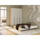 Кровать Монблан 120х200 см Белый Шагрень-Дуб сонома