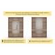 Шкаф Винсон распашной 1600 4-х дверный
