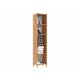 Пенал закрытый в прихожую Ирис Браш Графит