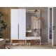 Прихожая Баско комплект К10 белое дерево