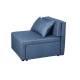 Кресло-кровать Милена велюр синий