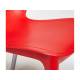 Стул Genius mod 75 красный/ножки хром
