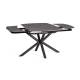 Стол обеденный Winston Винстон матовая темно-серый/черный