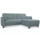 Угловой диван Скандинавия Newtone aqua blue