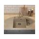 Кухонная мойка Uperwood Quartz UPD-06-02 бежевая матовая