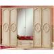 Шкаф 6-и дверный Роза беж