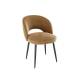 Стул Моли велюр беж ножки черные