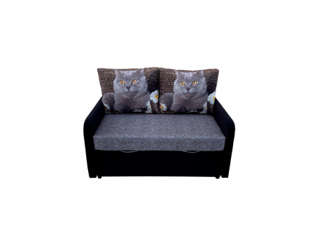 Диван Канзас 1.20 Кот с ромашками