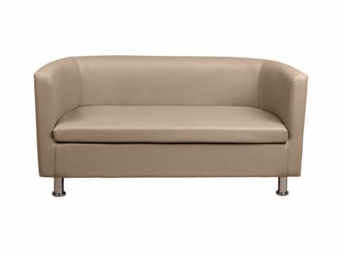Диван бежевый кожаный Марс