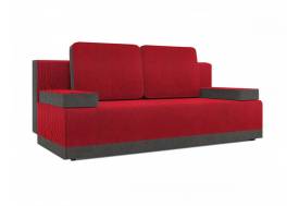 Диван красный Анри bahama red/bahama steel