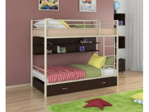 Двухъярусная кровать Севилья - 3 ПЯ слоновая кость