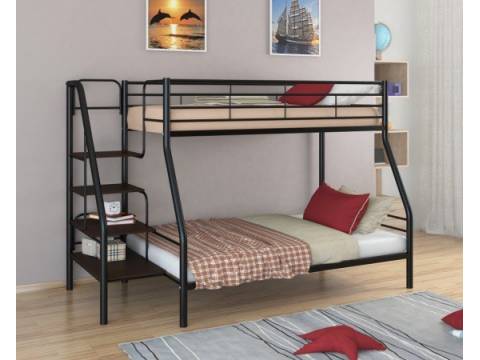 Двухъярусная кровать Толедо 1 черный венге
