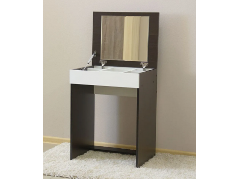 Туалетный столик Эксон белый-венге