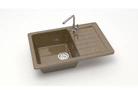 Мойка прямоугольная Энди Z16Q9 терракот