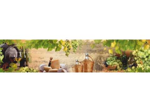 Фартук с фотопечатью Вино FM29