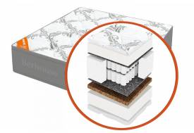 Матрас 90х195 Mega mult зима-лето MultiPocket Gray Night