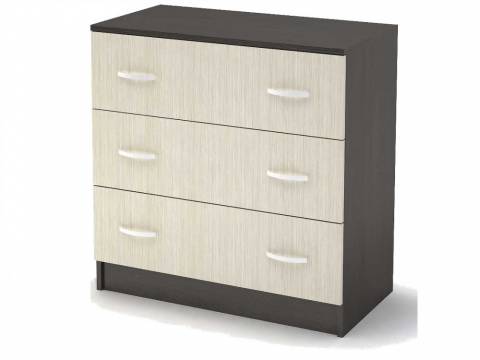 Комод 3 ящика КМ 551-М Басса венге