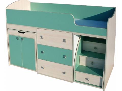 Кровать-чердак Малыш 1600