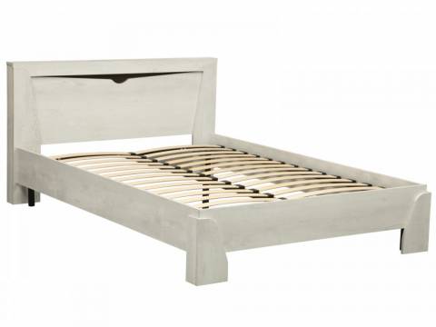 Кровать 33.09-02 Лючия с ортопедическим основанием 1600 бетон