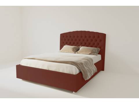 Кровать Берлин Бордо с ортопедическим основанием 02БРЛ