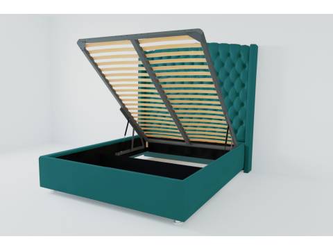 Кровать 2000 Берлин люкс подъемным механизмом 03ЛБР