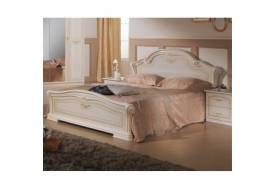 Кровать двухспальная 1600 мм Ирина беж
