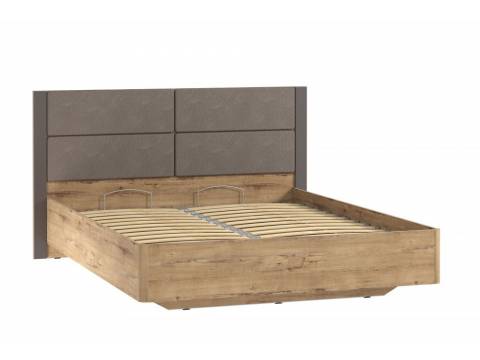 Кровать Livorno НМ 040.52 Х 1600 Софт графит