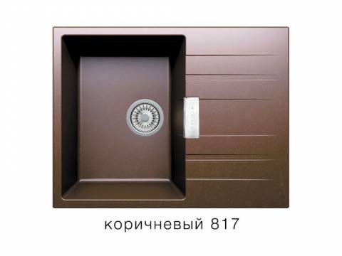 Кухонная мойка Tolero Loft TL650 Коричневый 817