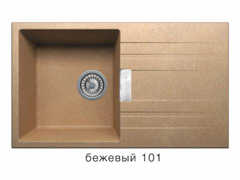 Кухонная мойка Tolero Loft TL750 Бежевый 101