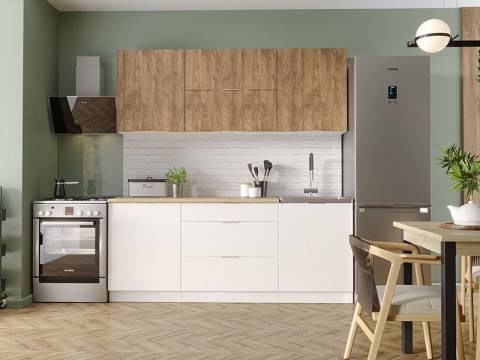 Кухонный гарнитур Асти Вайт 1800