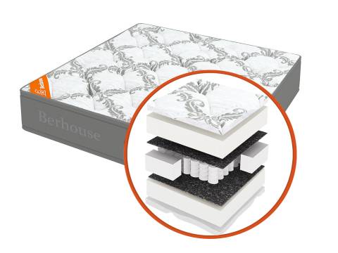 Матрас Mega холкон TFK Gray Night 160х200