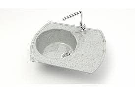 Мойка прямоугольная Мэйси Z25Q10 светло-серый