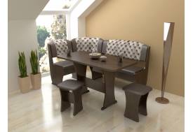 Кухонный угол Ника 6 Лайт Тип 3 Венге Арабика