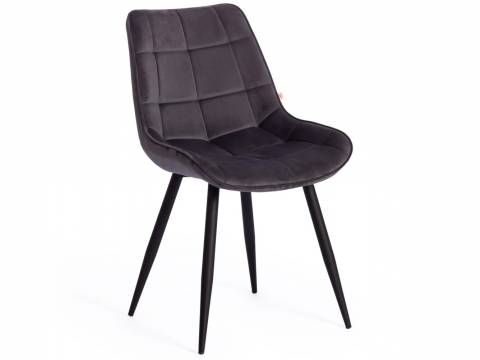 Стул Abruzzo mod. 8060 серый вельвет