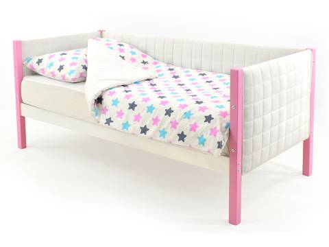 Кровать-тахта мягкая Svogen лаванда-белый