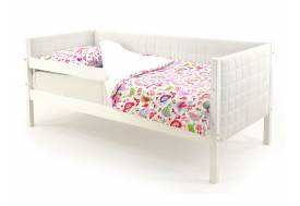 Кровать-тахта мягкая Svogen с бортиком белый