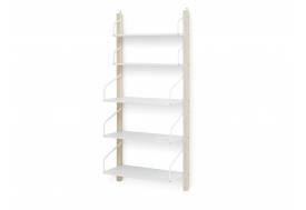 Детская навесная полка-стеллаж Svogen бежево-белый
