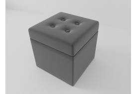 Пуф Квадрат 01ПФКВ Серый